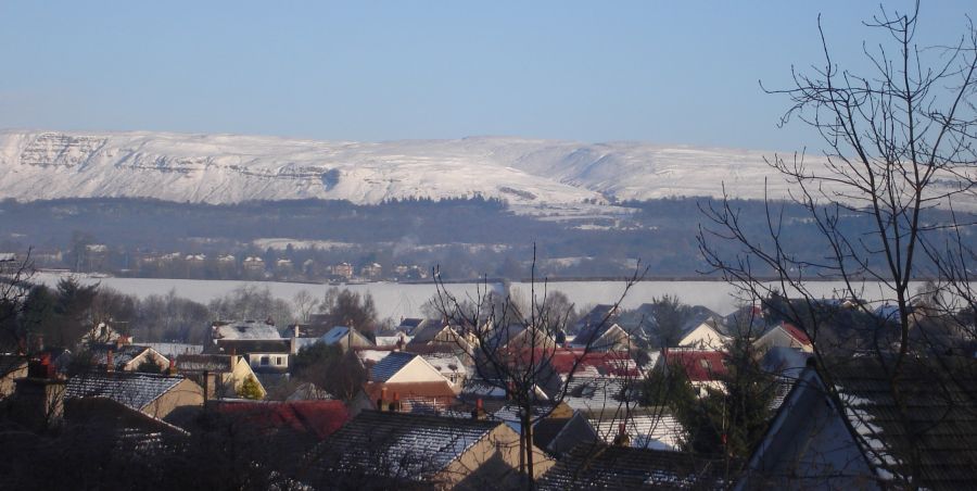 Campsie Fells from Mosshead in Bearsden