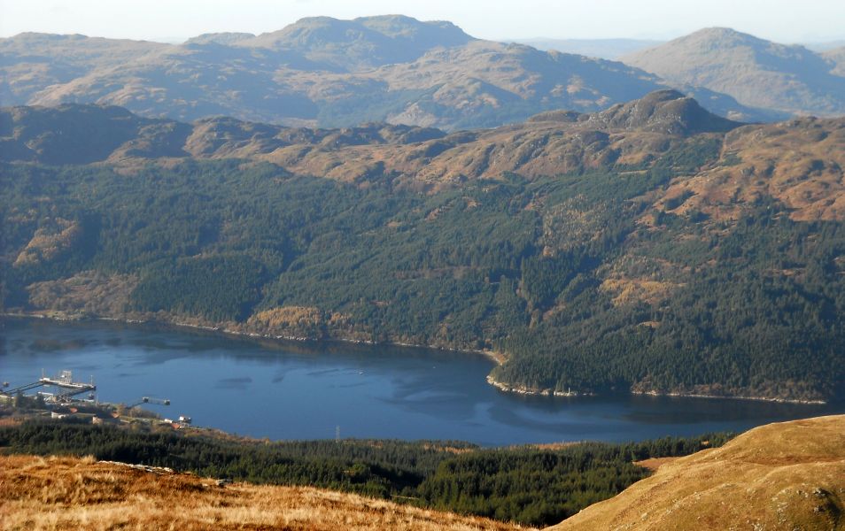 Beinn Bheula above Loch Long