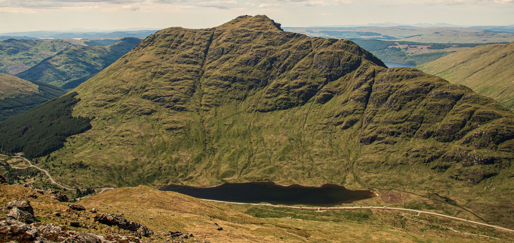 Beinn an Lochain above Loch Restif
