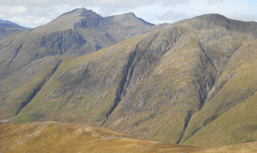 Beinn Maol Chaluim and Stob na Braige on Buachaille Etive Mor