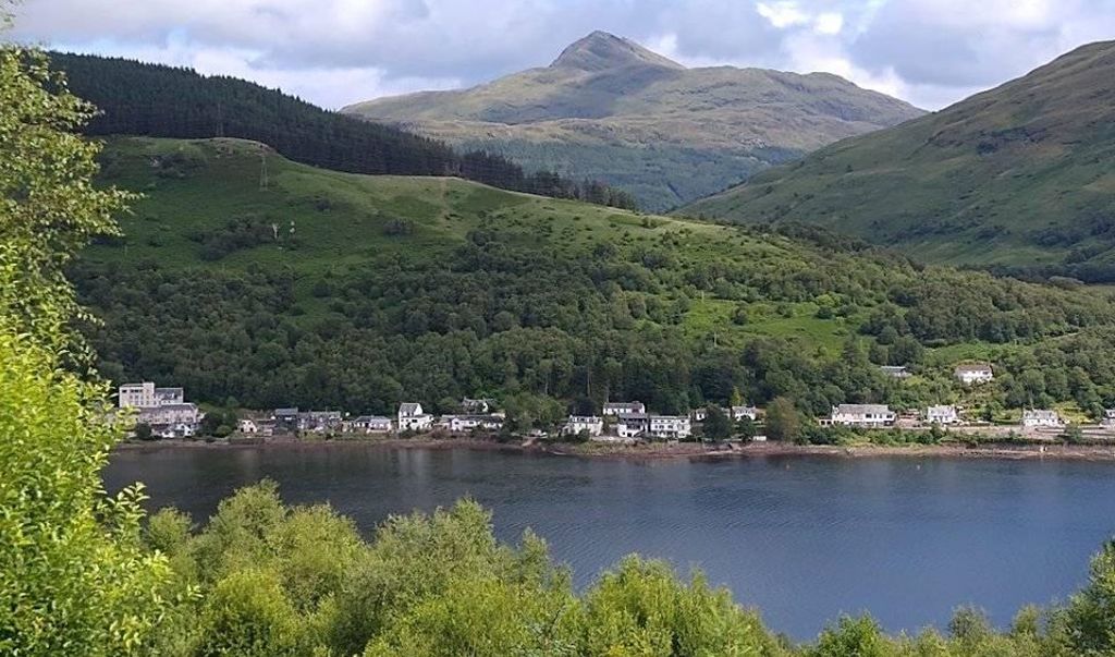 Ben Lomond above Arrocher and Loch Long