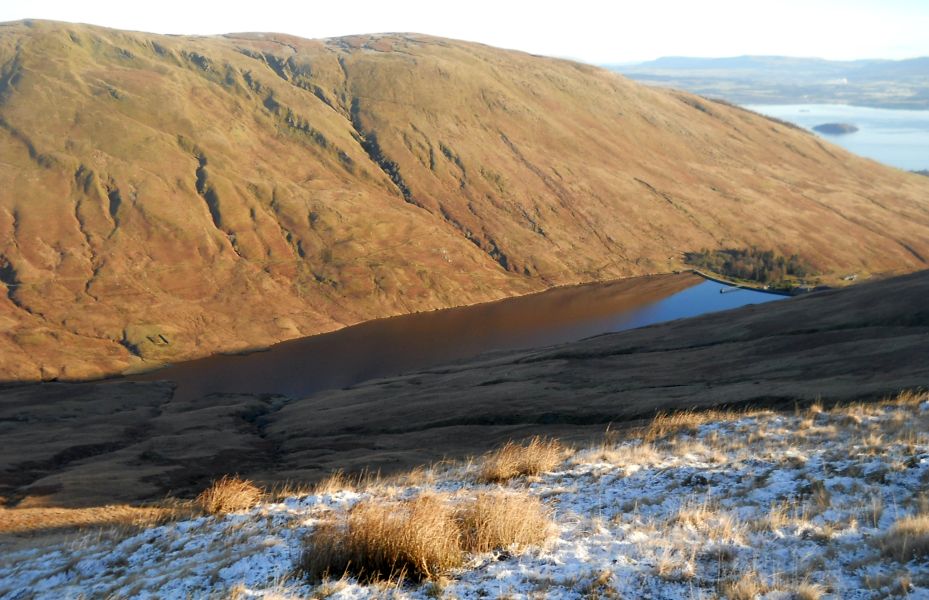 Creachan Hill above Finglas Reservoir and Loch Lomond