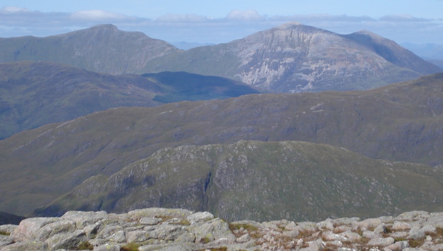 Mamores from Beinn Trilleachan