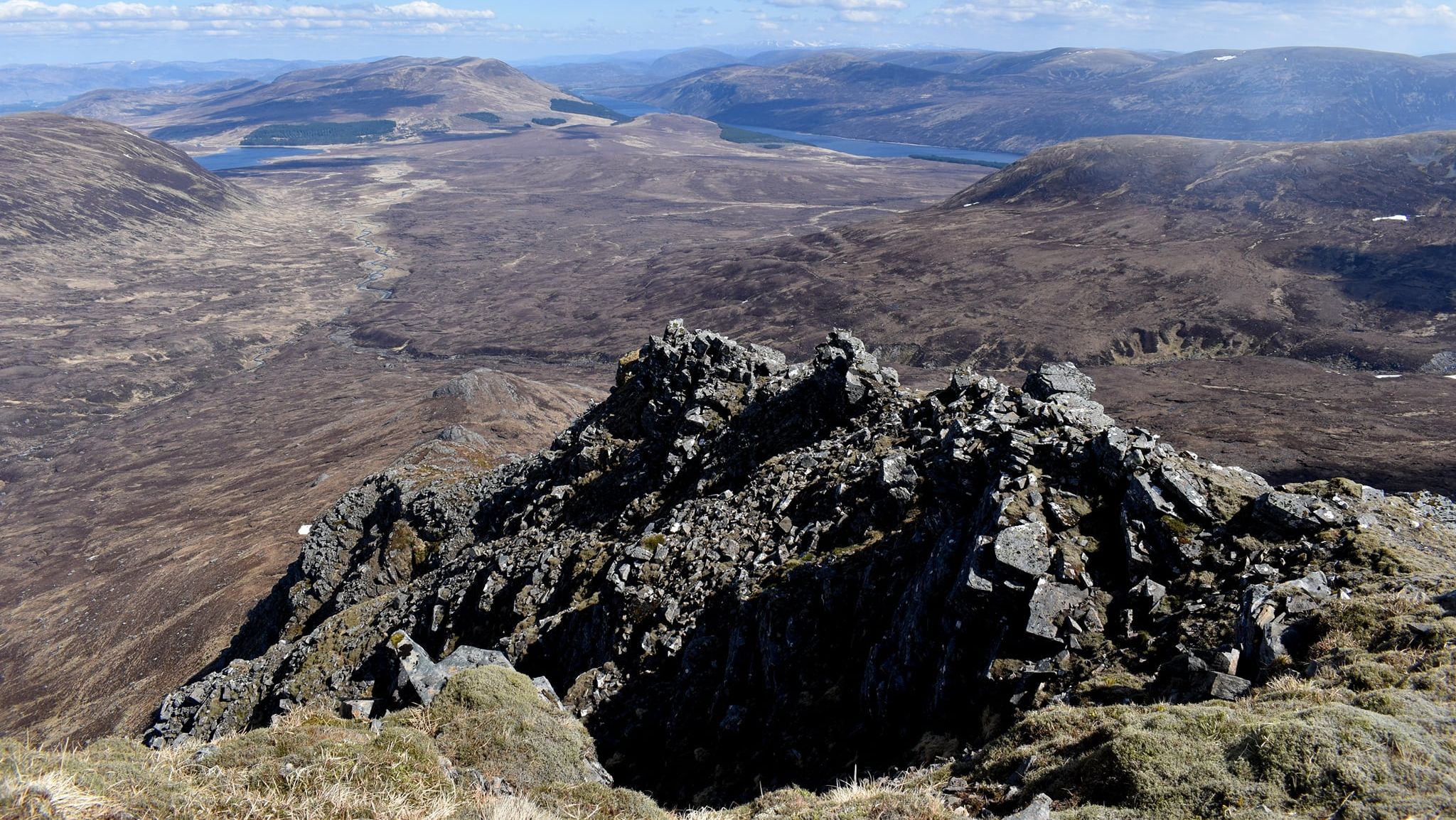 Long Leachas ridge on Ben Alder