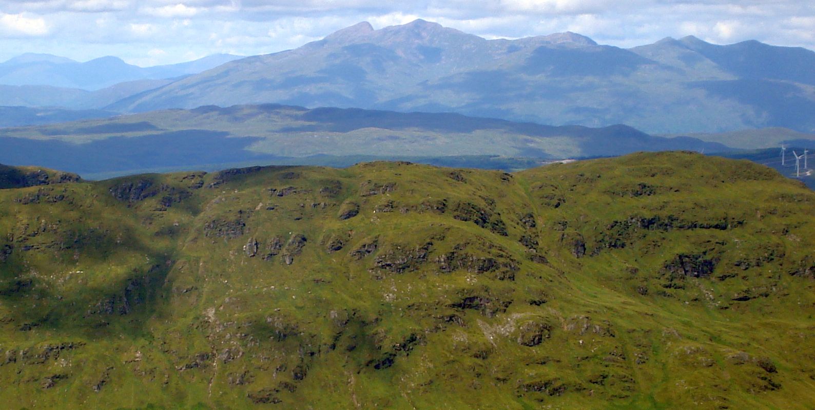 Ben Cruachan from Ben Donich