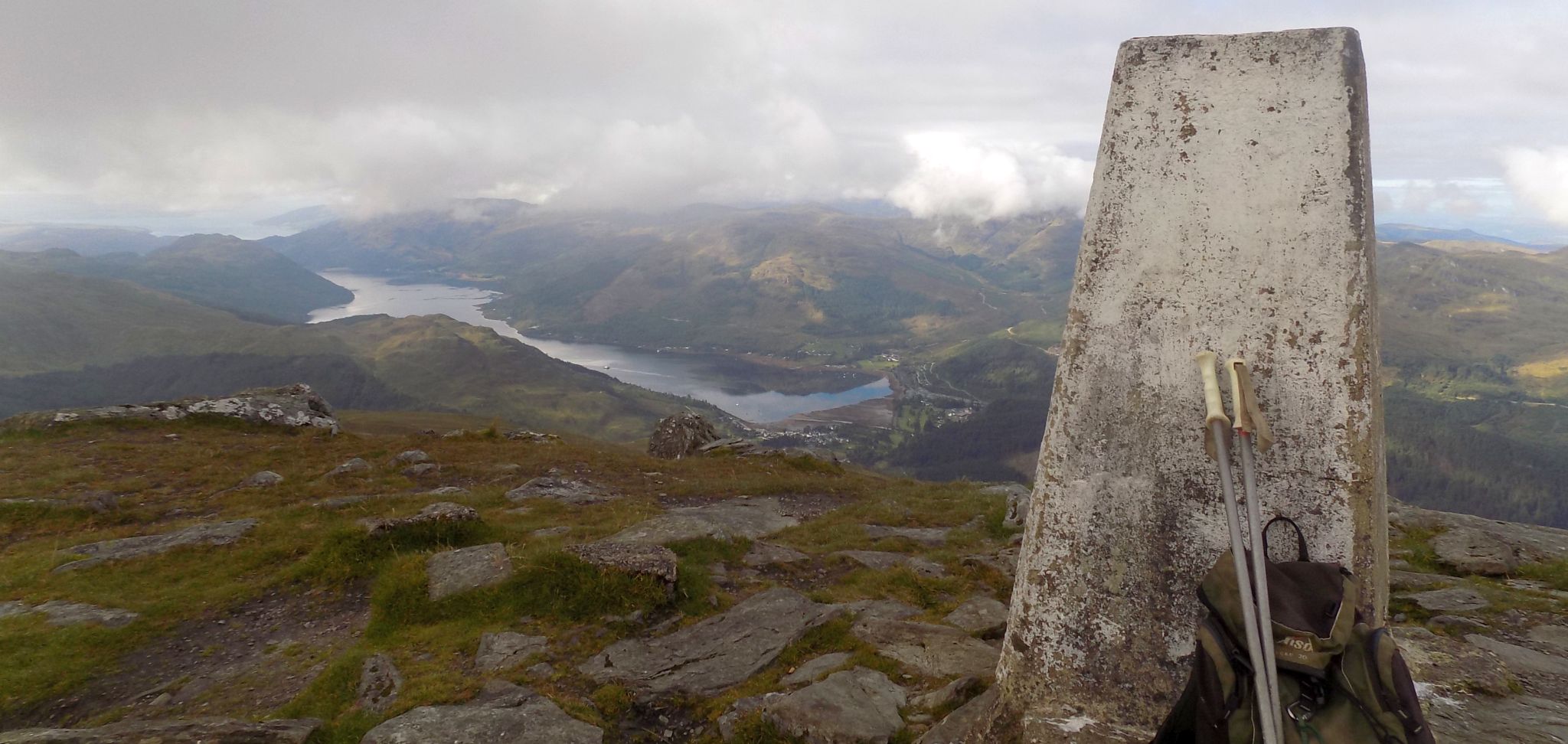 Loch Goil  from Trig Point on Ben Donich