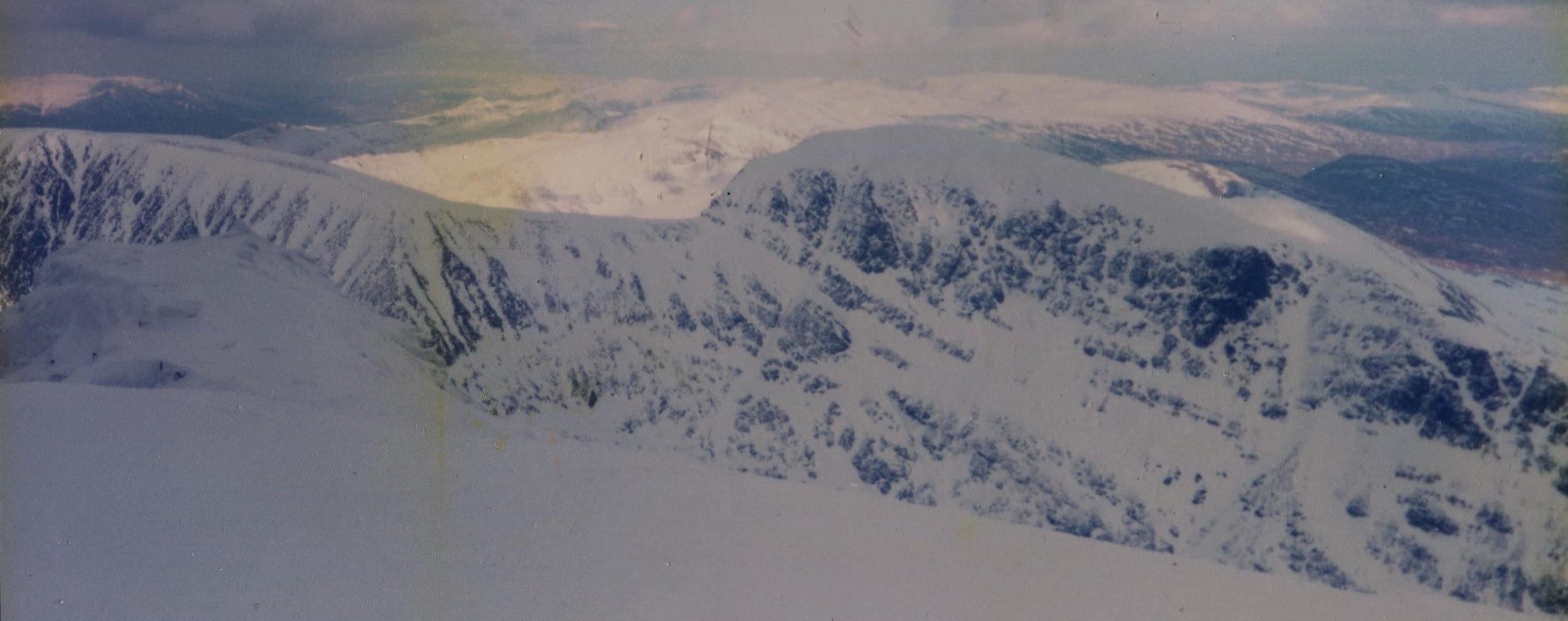 Aonach Mor And Aonach Beag from Ben Nevis