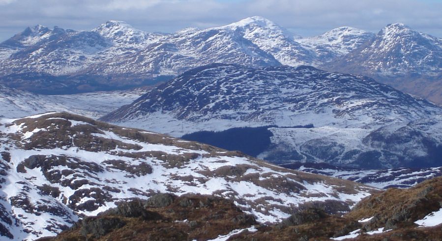 Arrocha Alps from Summit of Ben Venue