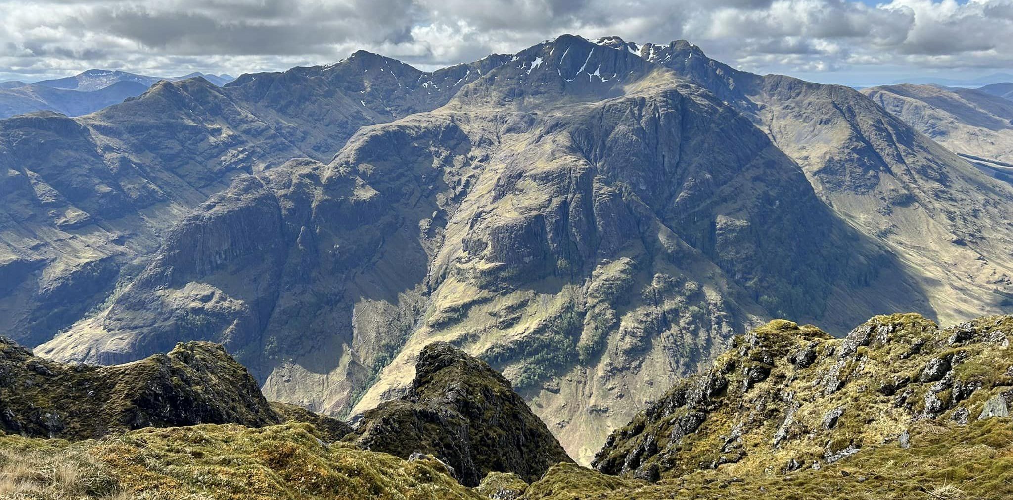 Bidean Nam Bian from Aenoch Eagach Ridge