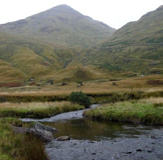 Beinn Ime from Glen Kinglas in the Southern Highlands of Scotland