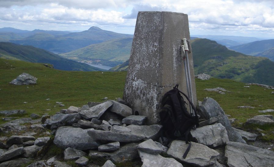 Ben Lomond from Trig Point on Summit of Ben Donich