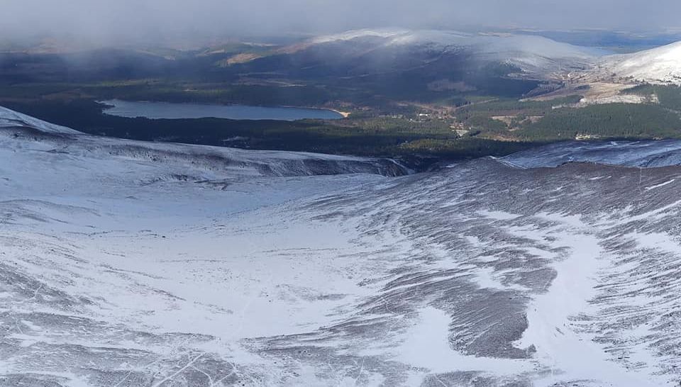 Loch Morlich in the Cairngorms of Scotland