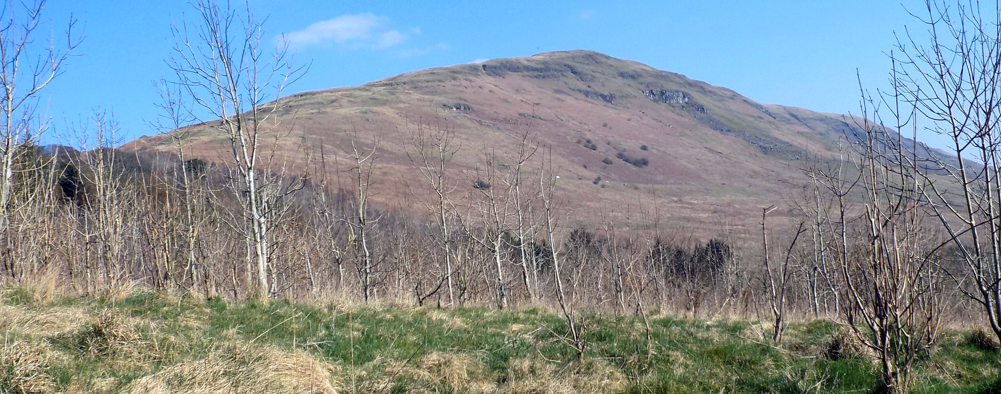 Waterfalls on Kirk Burn in Campsie Glen