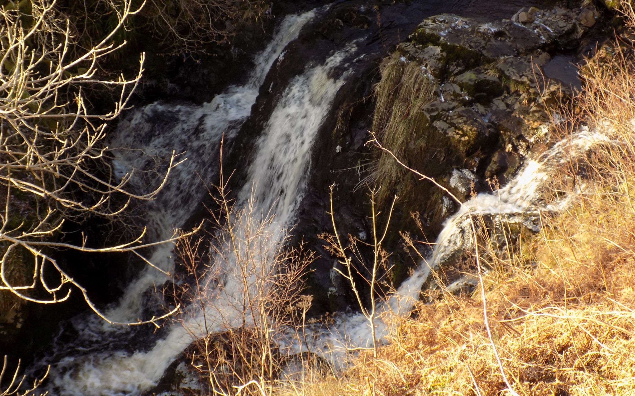 Waterfall on Ballagan Burn in the Campsie Fells