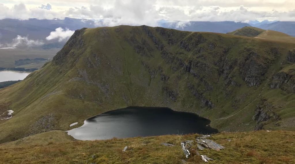 Creag Meagaidh above Lochan a Choire