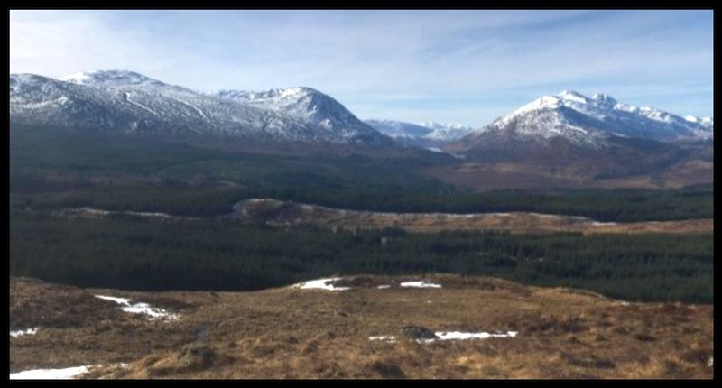 Loch Treig beneath Stob Coire Easain