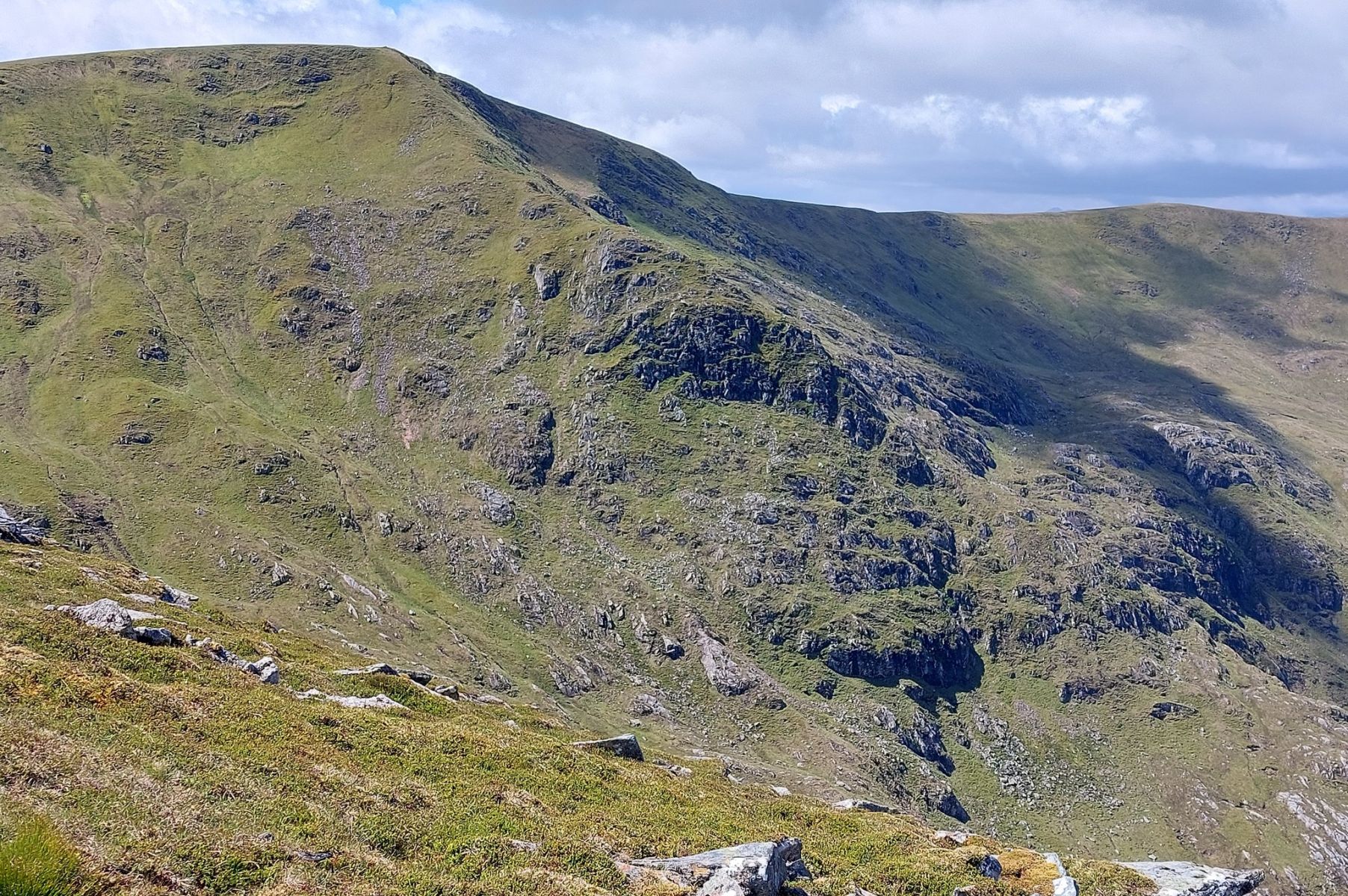 Sron a Choire Ghairbh from Meall na Teanga