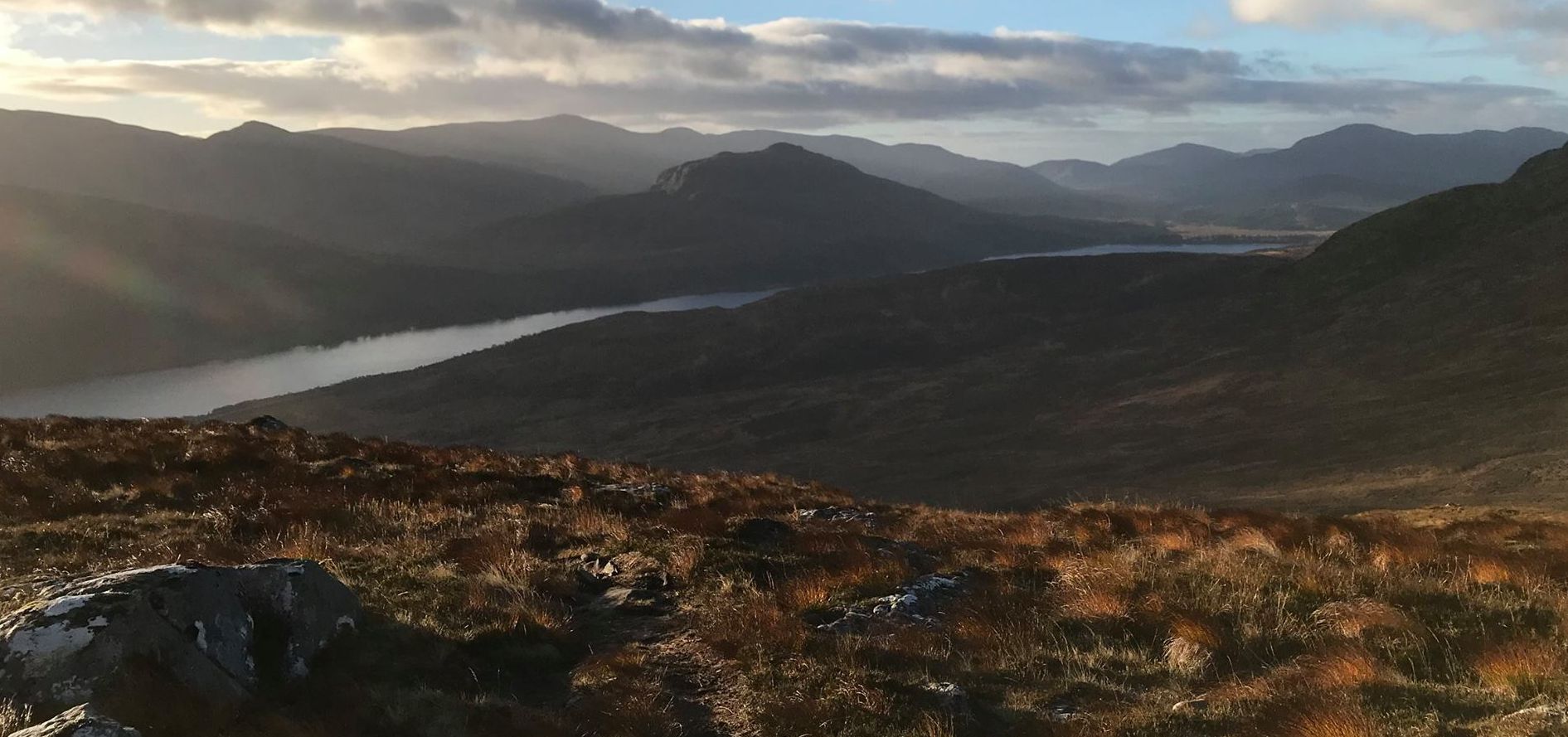 Loch Laggan from Creag Meagaidh