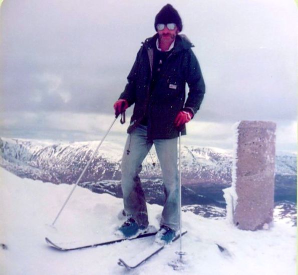 Trig Point at summit of Geal Charn