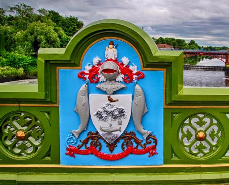 Glasgow Coat-of-Arms on Albert Bridge