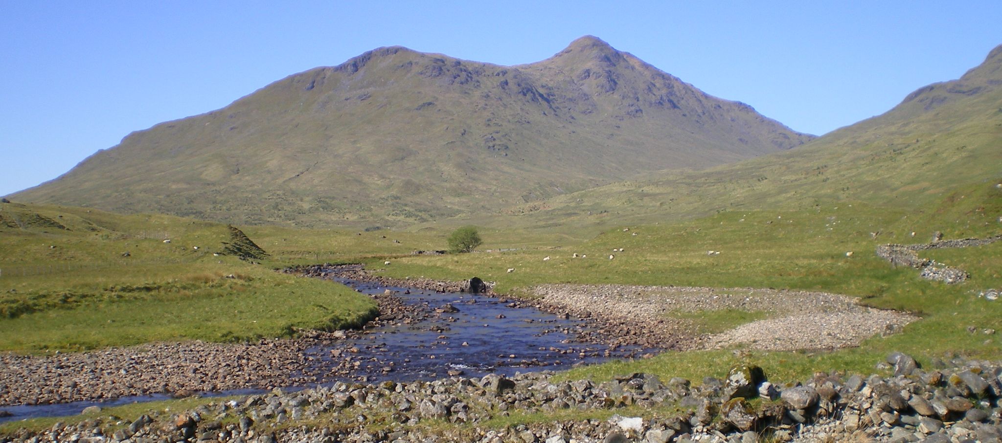 Ben Challum at the head of Glen Lochay