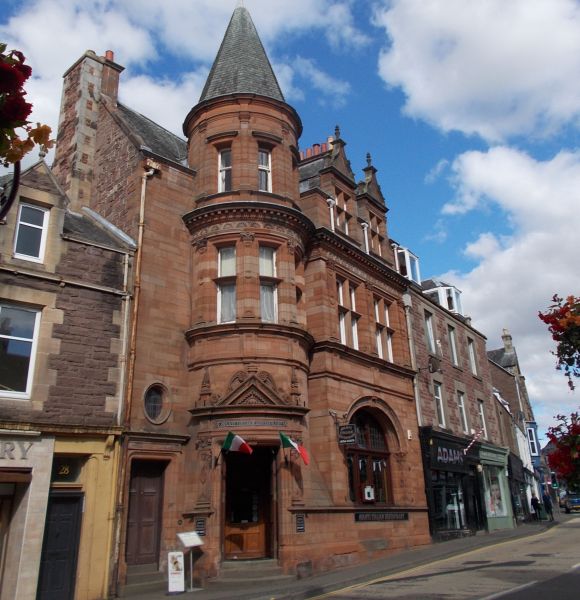 Sandstone building in Crieff