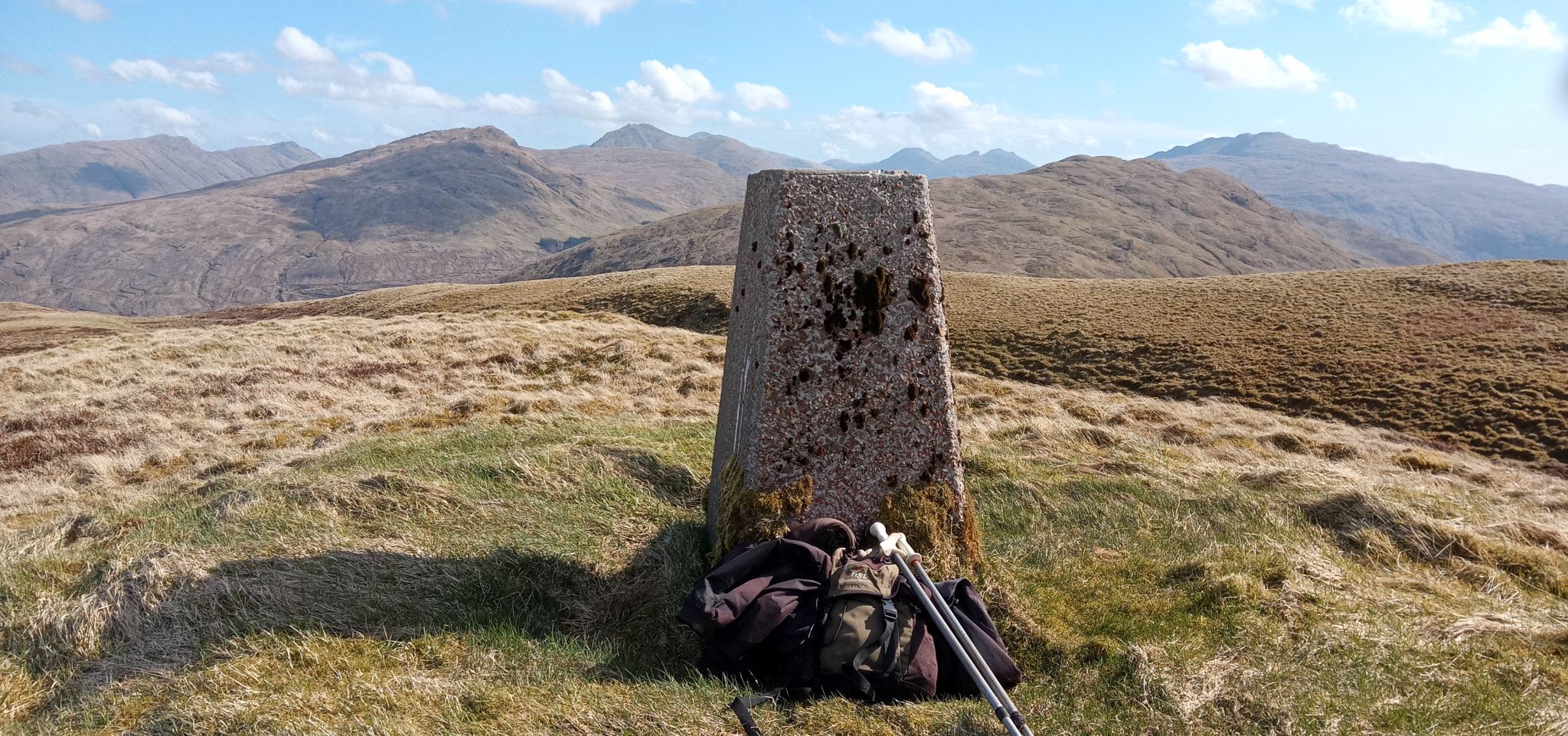 Arrochar Alps from Cruach nam Capull