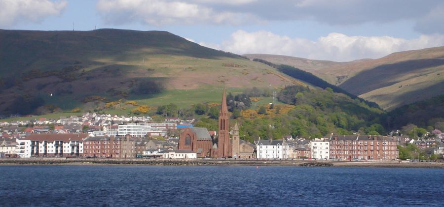 Approaching Largs from Isle of Cumbrae