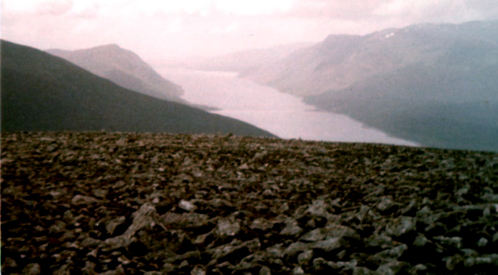 Loch Ericht from Geal Charn above Drumochter