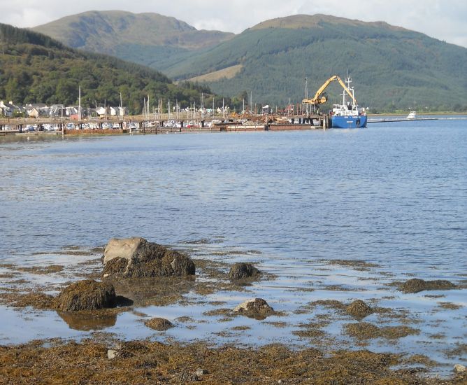 Sandbank on the Holy Loch