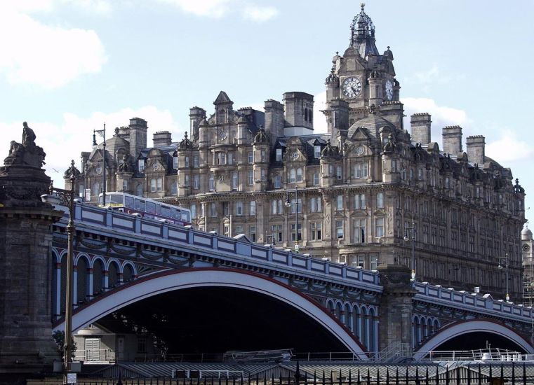 Balmoral Hotel in Edinburgh City Centre