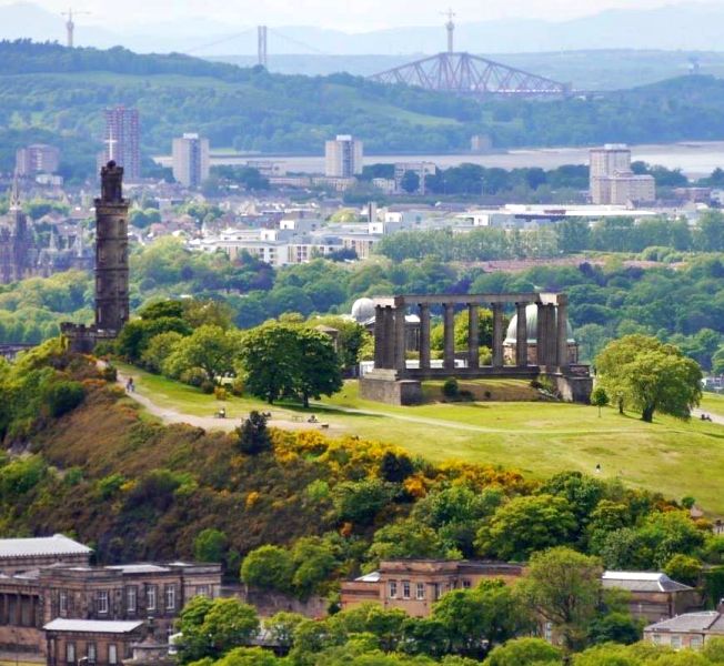 Calton Hill in Edinburgh