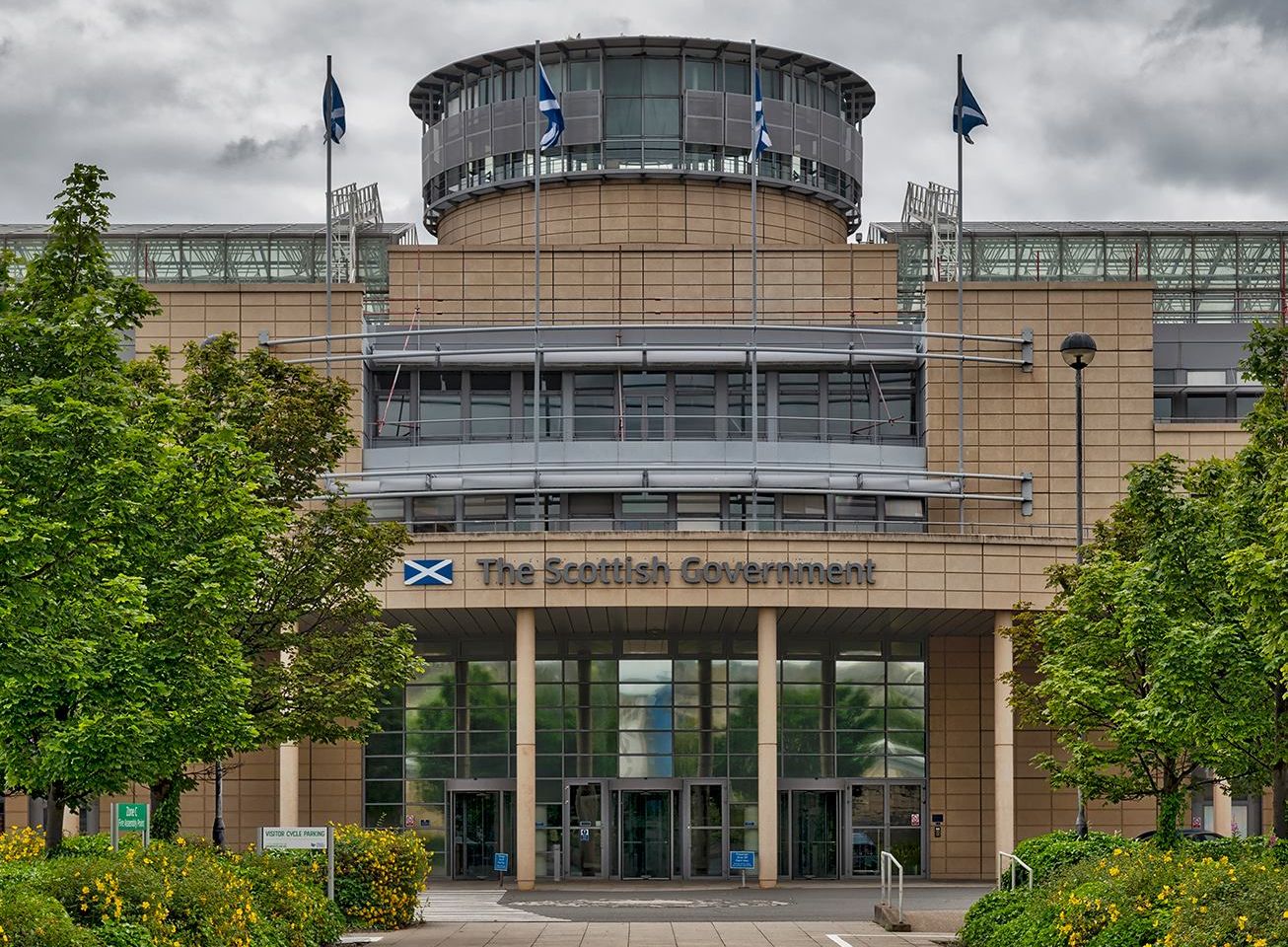 Scottish Parliament Buildings in Edinburgh