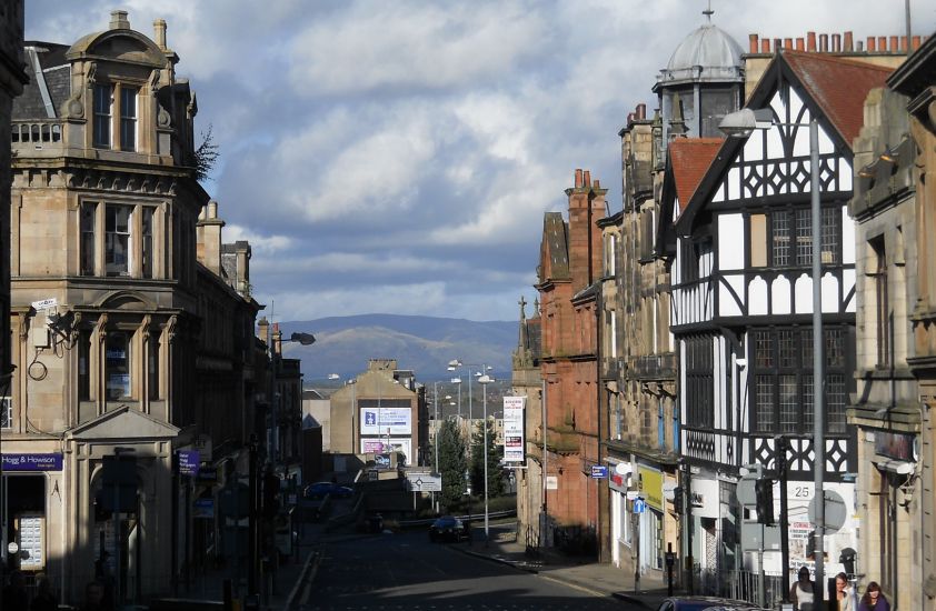 The Ochil Hills from Falkirk