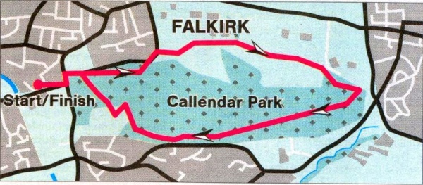 Map of Callendar Park