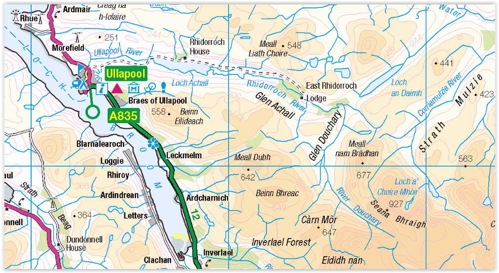 Map of Seanna Bhraigh