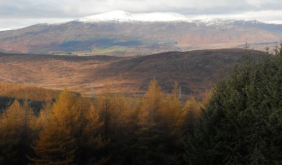 Beinn a' Chuallaich on ascent of Meall Tairneachan