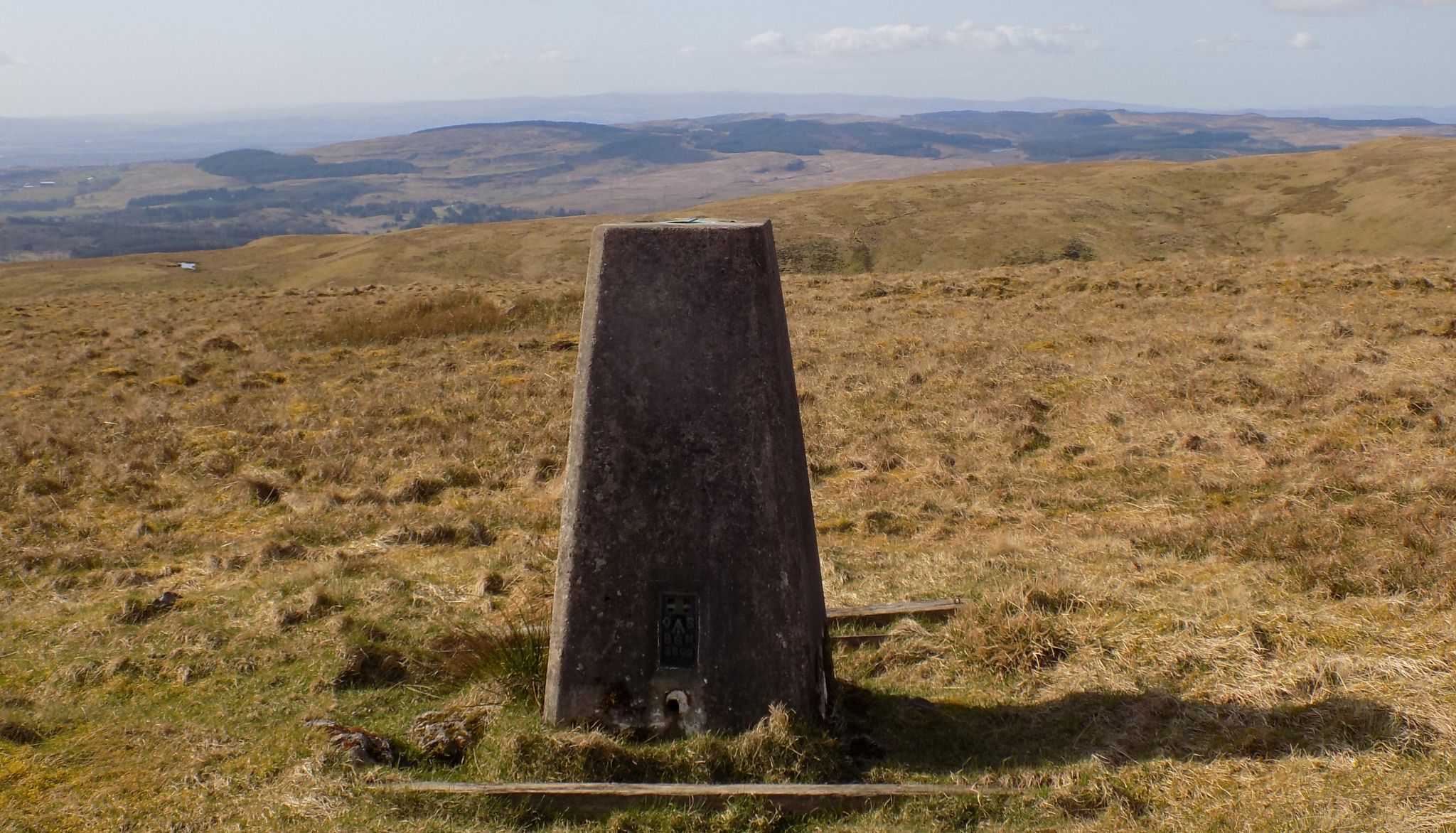 Kilpatrick Hills from trig point on Dumbreck