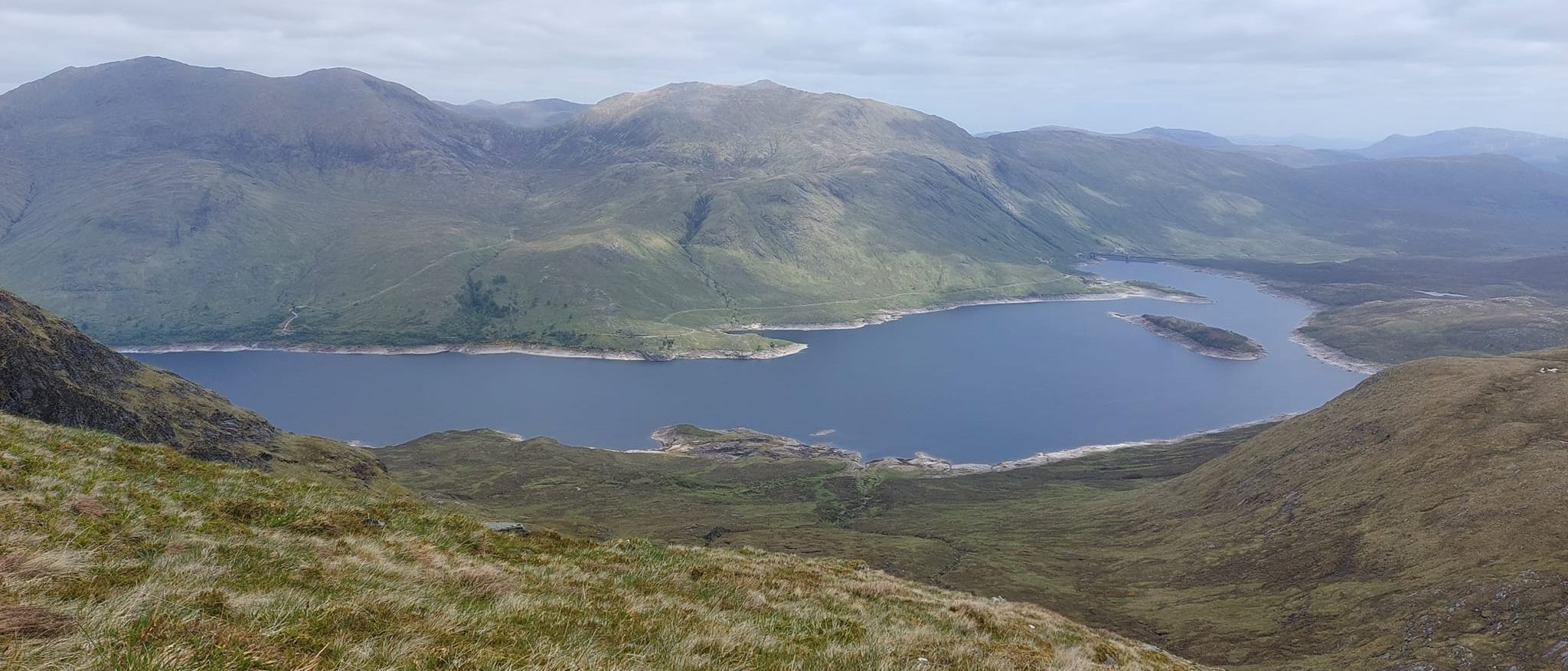 Loch Quoich from Gairich in Knoydart