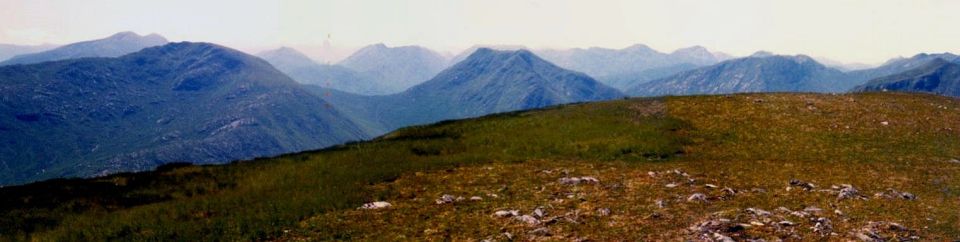 Sgurr Mor from Gairich in Knoydart