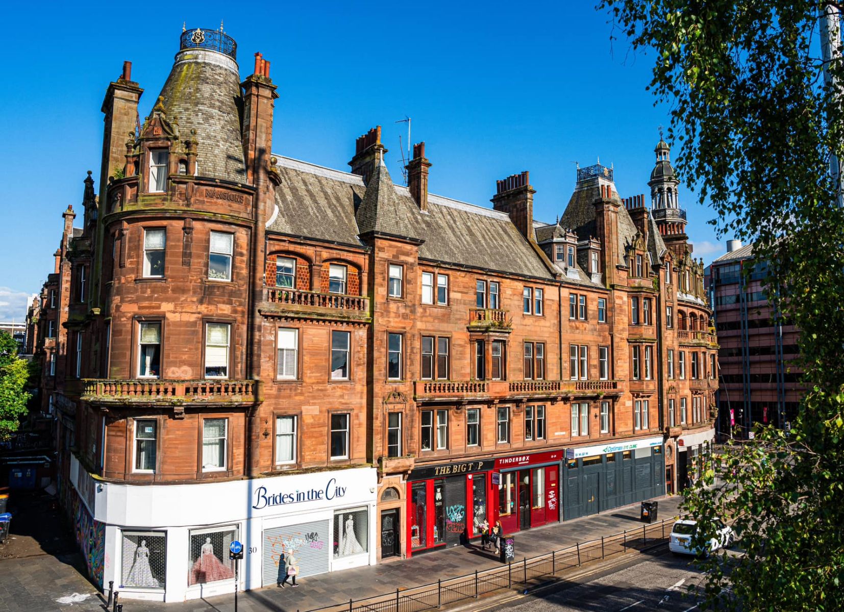 Charing Cross Mansions in Glasgow, Scotland