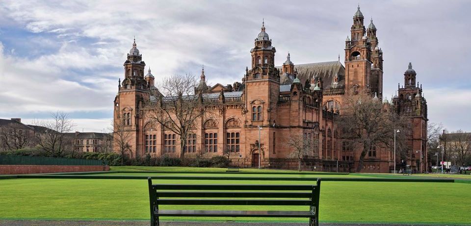 Glasgow Art Gallery from Kelvingrove Park