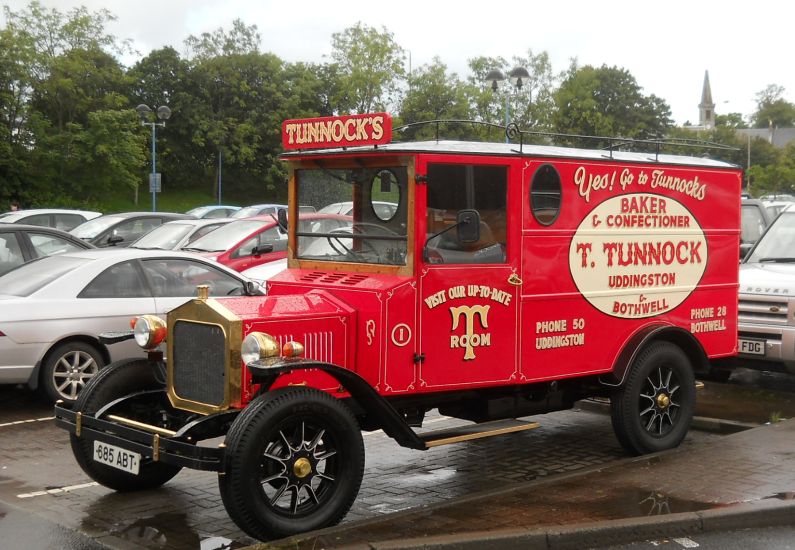 One of the fleet of Tunnock delivery vans