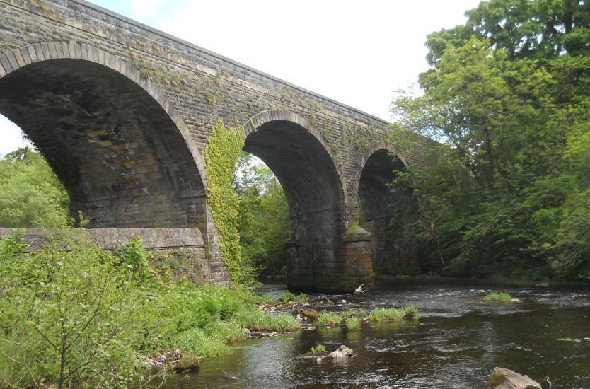 New Lanark on River Clyde in Scotland