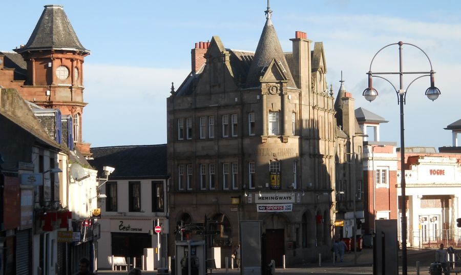 Old Cross in town centre of Hamilton