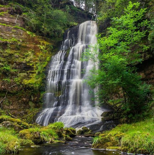 Ishneich Waterfall on Gallangad Burn