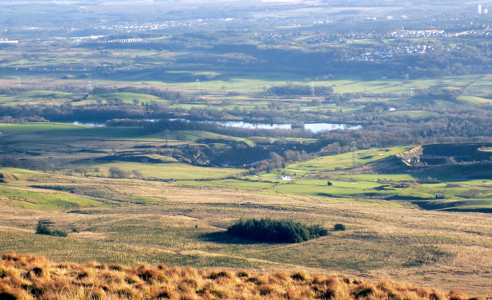 Banton Loch from Garrel Hill