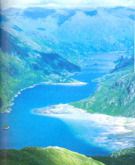 Loch Hourn and Barrisdale Bay from Ladhar Bheinn