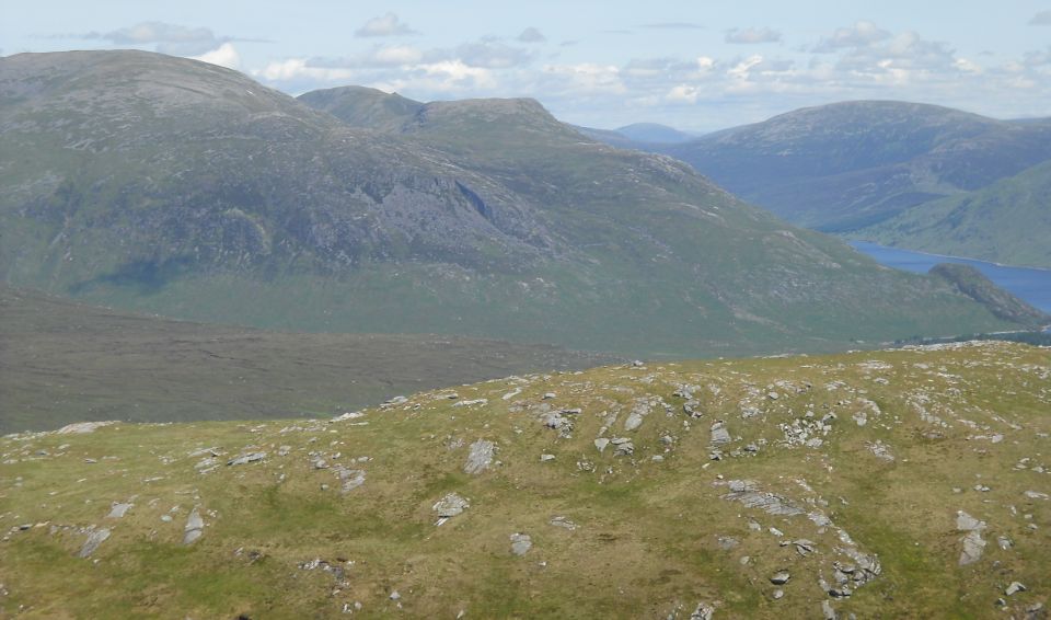 Ben Alder, Beinn Bheoil and Loch Ericht from Meall na Meoig