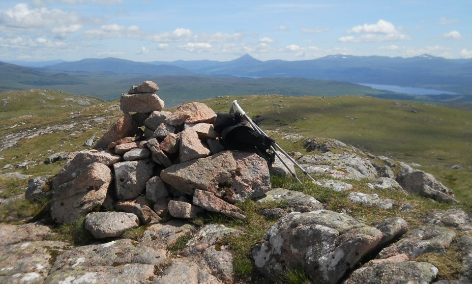 Schiehallion from summit of Meall na Meoig